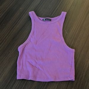FUCHSIA CROPPED TOP! ZARA SIZE MEDIUM